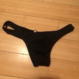 Victoria secret ruched thong bikini bottoms